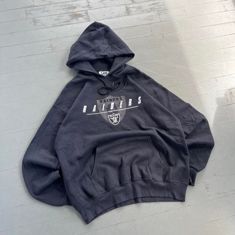 Vintage Lee Sport Oakland/Las Vegas Raiders Football Hoodie